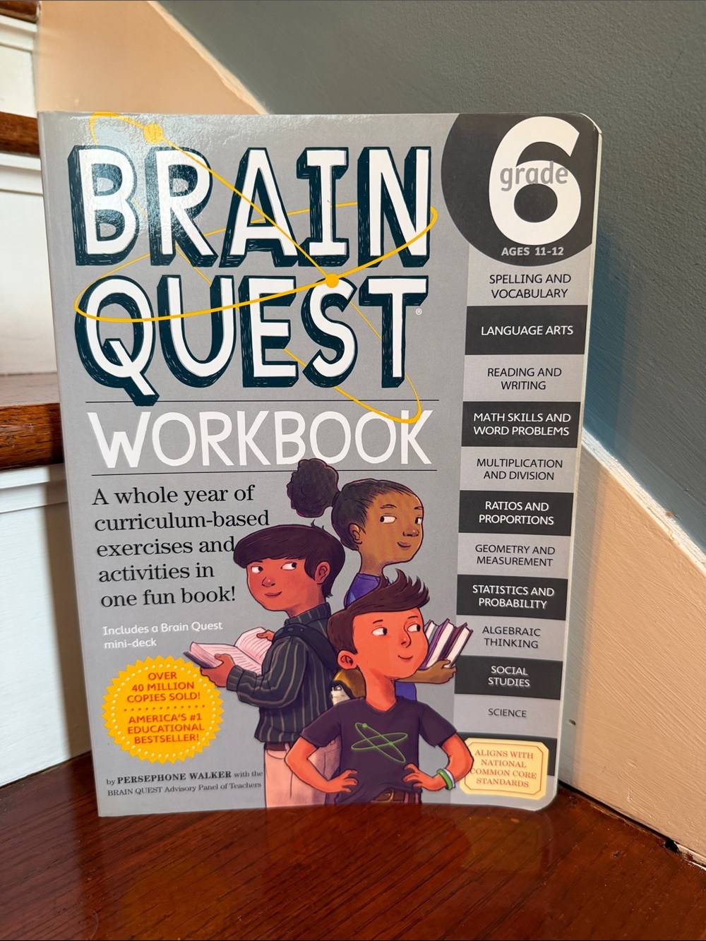 Brain Quest Workbook Grade 6 Educational Homeschool Learning Bestseller